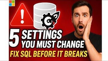 5 Settings You Must Change