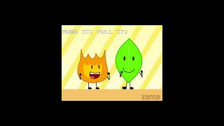 It Sayd PULL but I wanna PUSH it! #Bfdi #leafy #firey #fyp #alightmotion #animation #shorts #kesfet