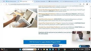 Legacy Builders Program Review - How to make $900 a day! See why 50,000 People Said YES