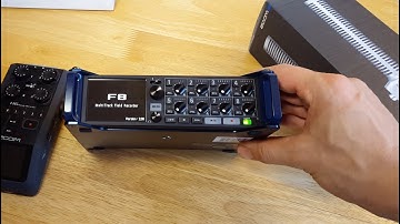 Zoom F8(F8n) Multi-Track Field Recorder Unboxing/Test