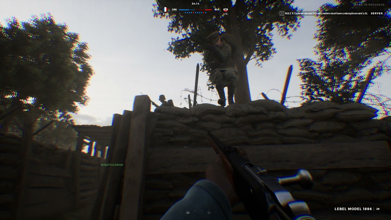 Destroying the enemy in Beyond The Wire