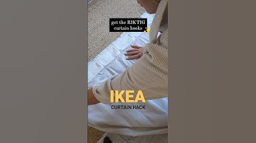 IKEA curtain hack ✨ #ikea #ikeahack #ikeafinds #curtains #homeinspo #interiordesign
