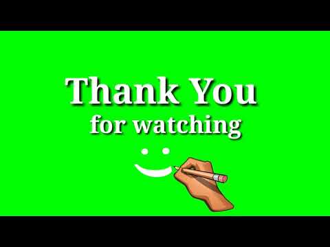 Handwriting green screen effect in Kinemaster [ green screen ] [ thank you for watching ]