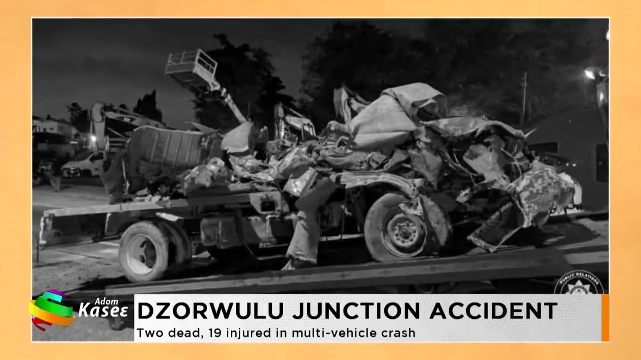 Dzorwulu Junction Accident: Two de@d, 19 injured in multi vehicle cr@sh - Premtobre Kasee (24-02-26)