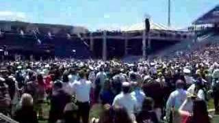 US Naval Academy Graduation 2008 Hat Toss