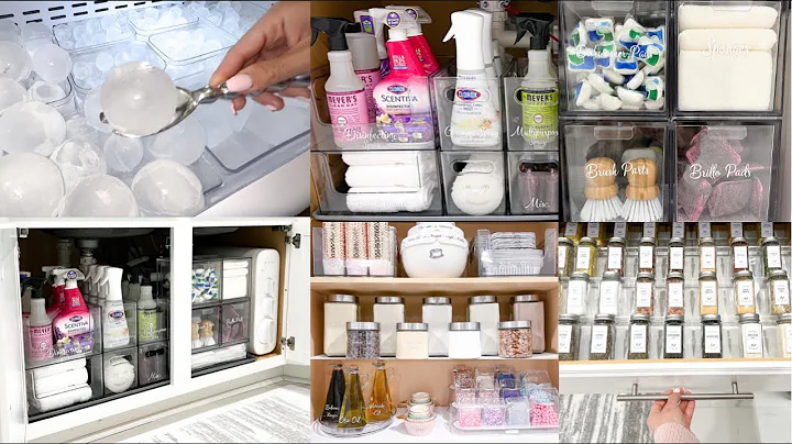 ULTIMATE KITCHEN ORGANIZATION | Satisfying Clean and Kitchen Restock Organizing on A Budget