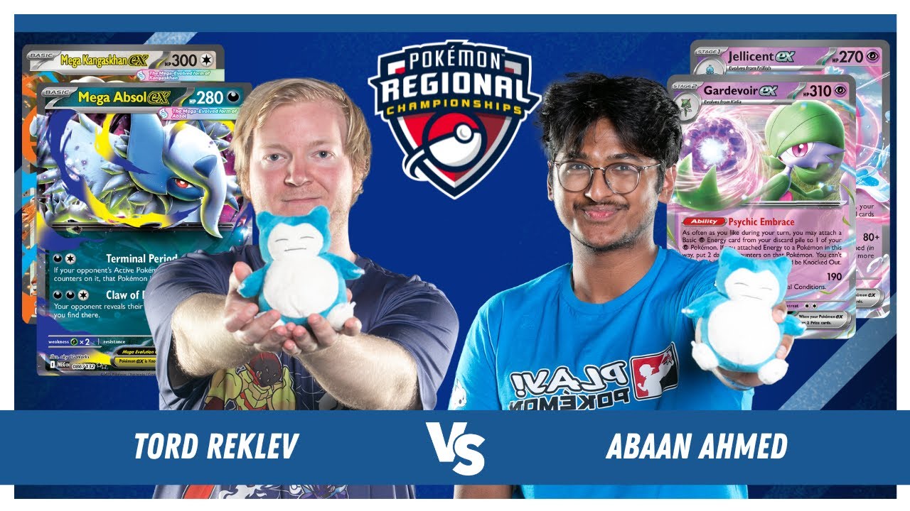 Tord Reklev Vs Abaan Ahmed - Pokémon TCG Top 8 | Las Vegas Regional Championships 2026