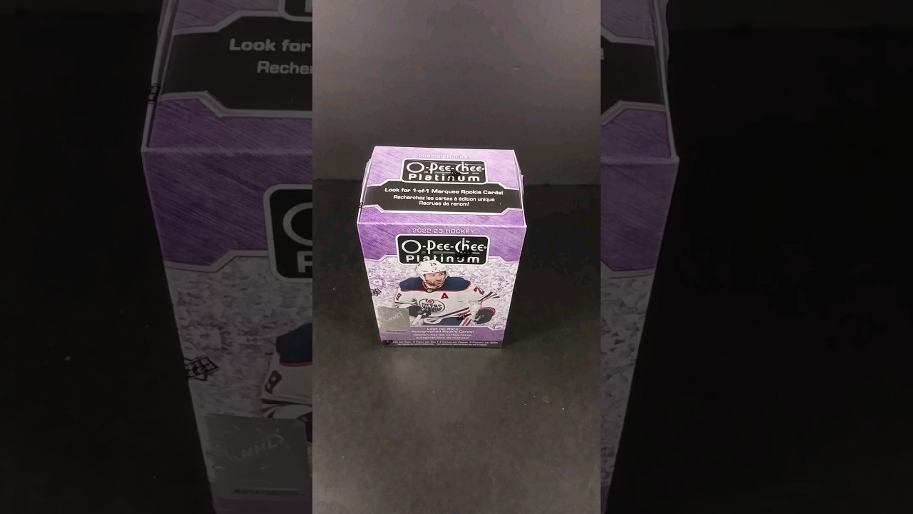 2022-23 O-PEE-CHEE PLATINUM HOCKEY 🏒  BLASTER BOX BREAK 