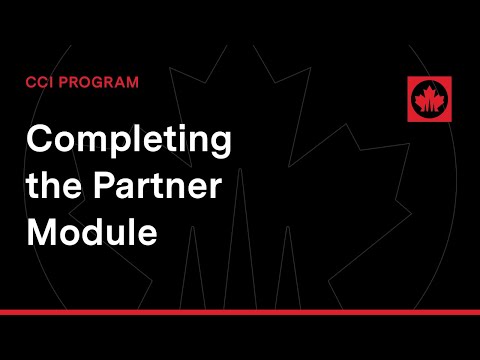 Completing the Partner Module of a College and Community Innovation (CCI) Application