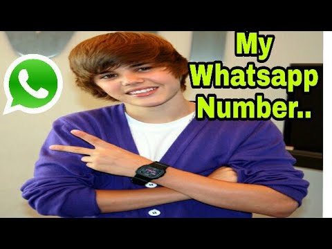 Justin Bieber Whatsapp/ Contact Number...