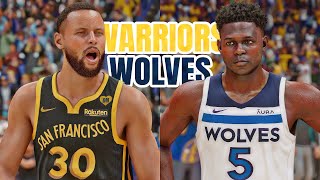 WARRIORS vs TIMBERWOLVES - 2024 NBA CANCUN GAMES - NBA 2K24 (PS5)