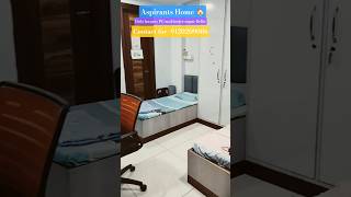 Girls pg in mukherjeenagar delhi #study room #upsc#pg #motivation #viral #hostel life #tour pg room
