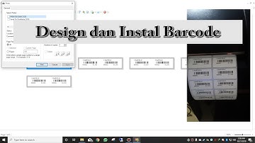 Cara Design Barcode Di ipos Xprinter - Instal Xprinter