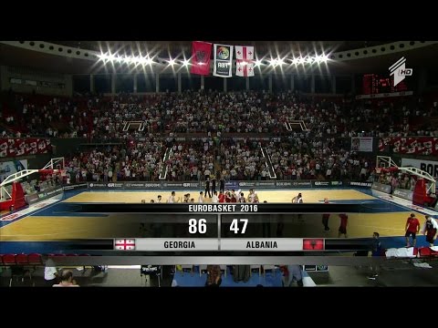 Eurobasket 2017. საქართველო - ალბანეთი. მატჩის საუკეთესო მომენტები