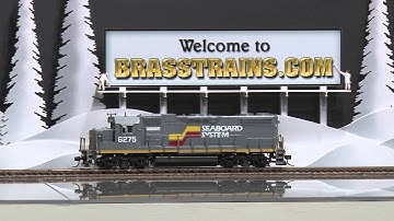 053860-HO Brass Model Train - OMI 1865.1 Seaboard System GP38-2 Diesel #6275 - Custom