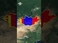 MONGOLIA MAP ANIMATION WITH CAPITAL IN AFTER EFFECTS #shorts