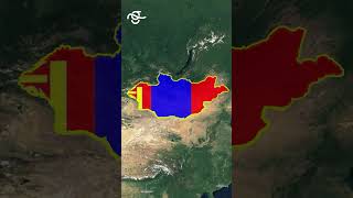 MONGOLIA MAP ANIMATION WITH CAPITAL IN AFTER EFFECTS #shorts