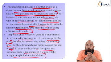 Concept Of Demand - Basic Elements Of Demand And Supply - CS Foundation