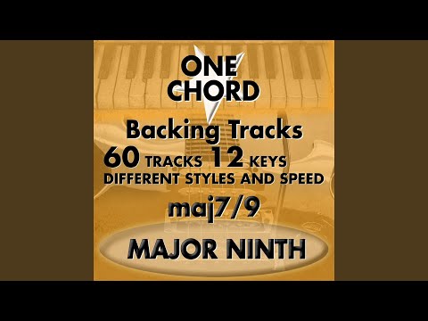 Amaj7 (9) Blues Backing Track One Chord