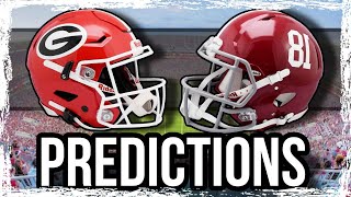 Alabama VS Georgia Football Predictions | Week 5, 2024