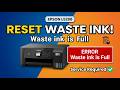 Cara Reset Printer Epson L5298 Waste ink is Full Service Required