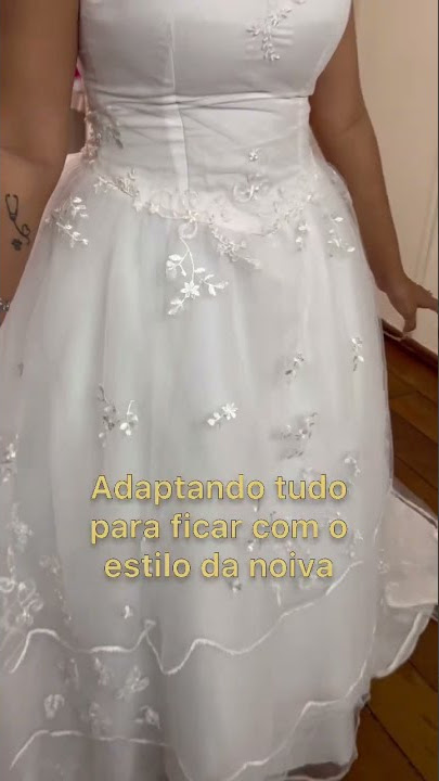 ✅️ DIY Vestido de Casamento com Tule ilusion_Costura passo a passo para  inciantes Gisleide Novelo 