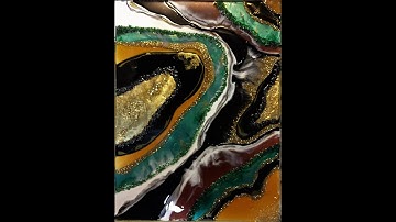 37. Making a large Resin Geode. Part 4.  Second Layer