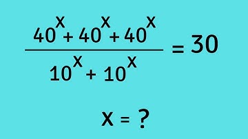 Exponentiële algebra wiskundige vergelijking | Wiskunde Olympiade | Kun je het oplossen? |