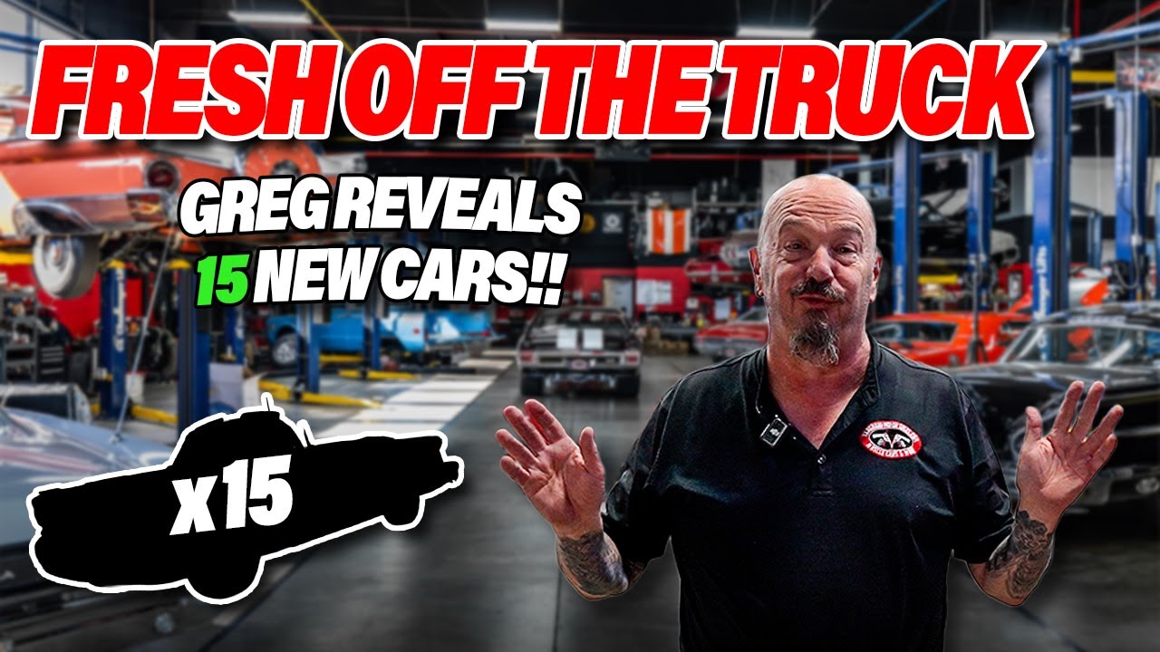 Fresh Off the Truck: Greg Reveals 15 New Cars! [EP. 10] - YouTube