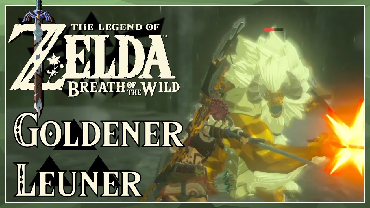 Zelda Breath Of The Wild Leune Besiegen Goldenen Leunen besiegen | Zelda Breath of the Wild Mastermodus - YouTube