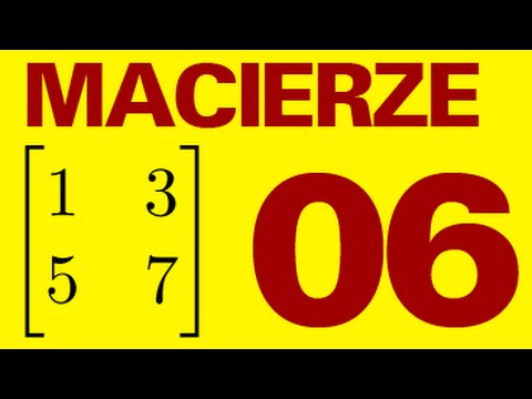 Wideo: Jak Znaleźć Algebraiczne Dopełnienia Macierzy