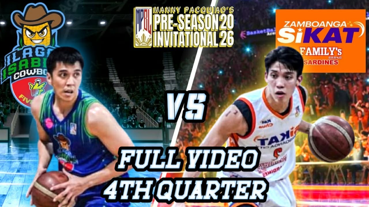 ILAGAN ISABELA VS ZAMBOANGA | Full 4th Quarter | MPBL