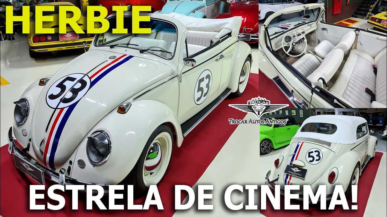 HERBIE - CONVERSÍVEL E TURBINADO! VW Fusca personalizado para o cliente!