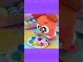 カラフル　えのぐ、　たべられないぞ！🖌️🎨😲 #nurseryrhymes #キッズソング #ココビ #shorts