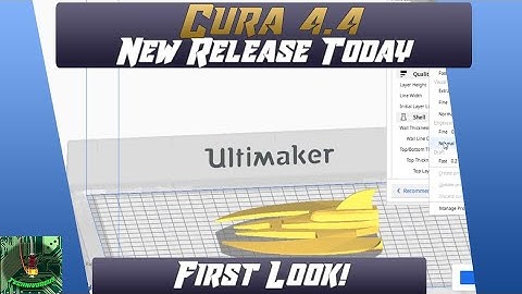 Cura 4.4 New Features! Intent Profiles - and more!