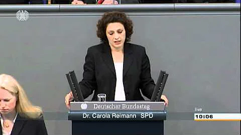 Rede von Dr. Carola Reimann (SPD) zur Entscheidung...