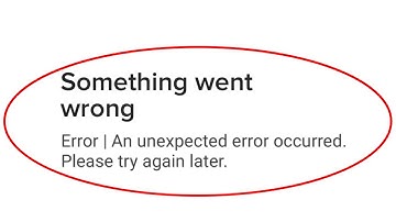 Roblox - Something Went Wrong - An Unexpected Error Occurred. Please Try Again Error | Android & Ios