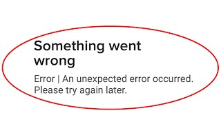 Roblox Something Went Wrong An Unexpected Error Occurred Please Try Again Error Android Ios Youtube - roblox an unexpected error has occurred