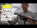 WIN! £2,000 set of Daiwa&#39;s Infinity X45 Carp Rods!
