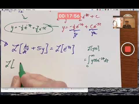 Diff Eq & Lin Al: Laplace Transform Ex, Trapping Regions, Poincare-Bendixson Thm, Fourier Polynomial