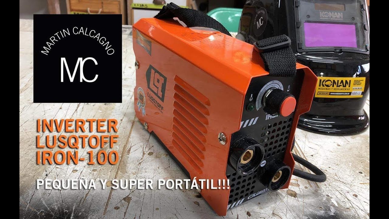 Soldadora Inverter Iron140 120 Amp Mma Lusqtoff