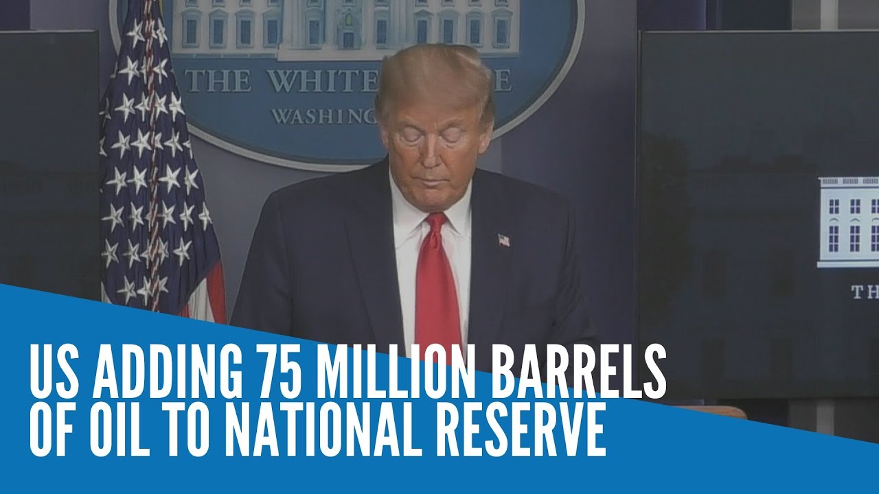 Trump: US adding 75 million barrels of oil to national reserve - YouTube