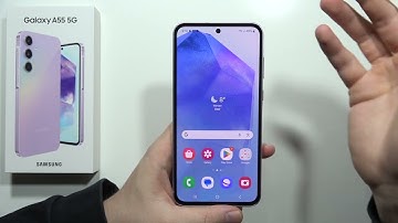 How to Turn ON/OFF Mobile Data on Samsung Galaxy A55 5G - Enable Mobile Internet