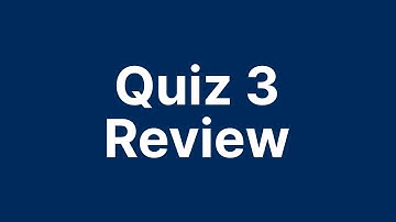 Quiz 3 Review (ECE 344 - Section 2)