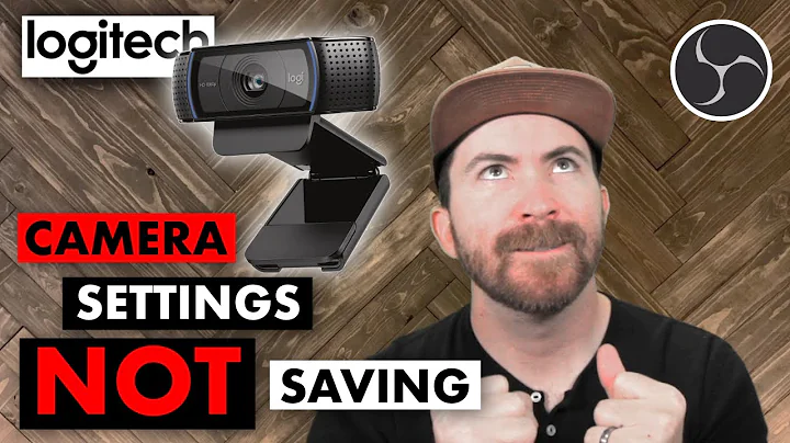 Logitech Webcam Settings NOT Saving OBS FIXED (logitech c920x Settings for STREAMING)