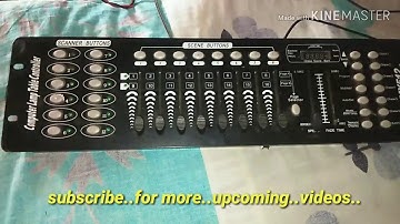 DMX में  प्रोग्रामिंग  को  कैसे  डिलीट  करे  ...How to delete program on Dmx512 ,..