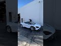 McLaren 765LT Spider WASH! | Shop Life | TAG Motorsports #Shorts