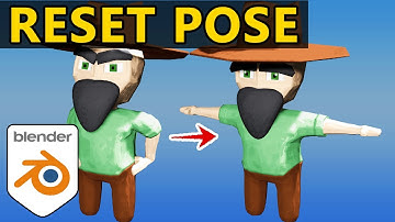 ✅How to Reset Bones and Poses in Blender