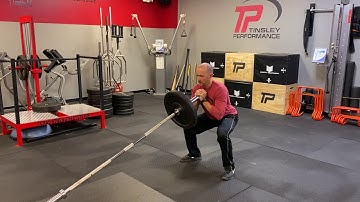 LANDMINE GOBLET SQUAT