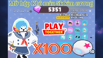 Mở x100 hộp cần câu  cá mập đại dương play together kèo không ra xoá game =)))